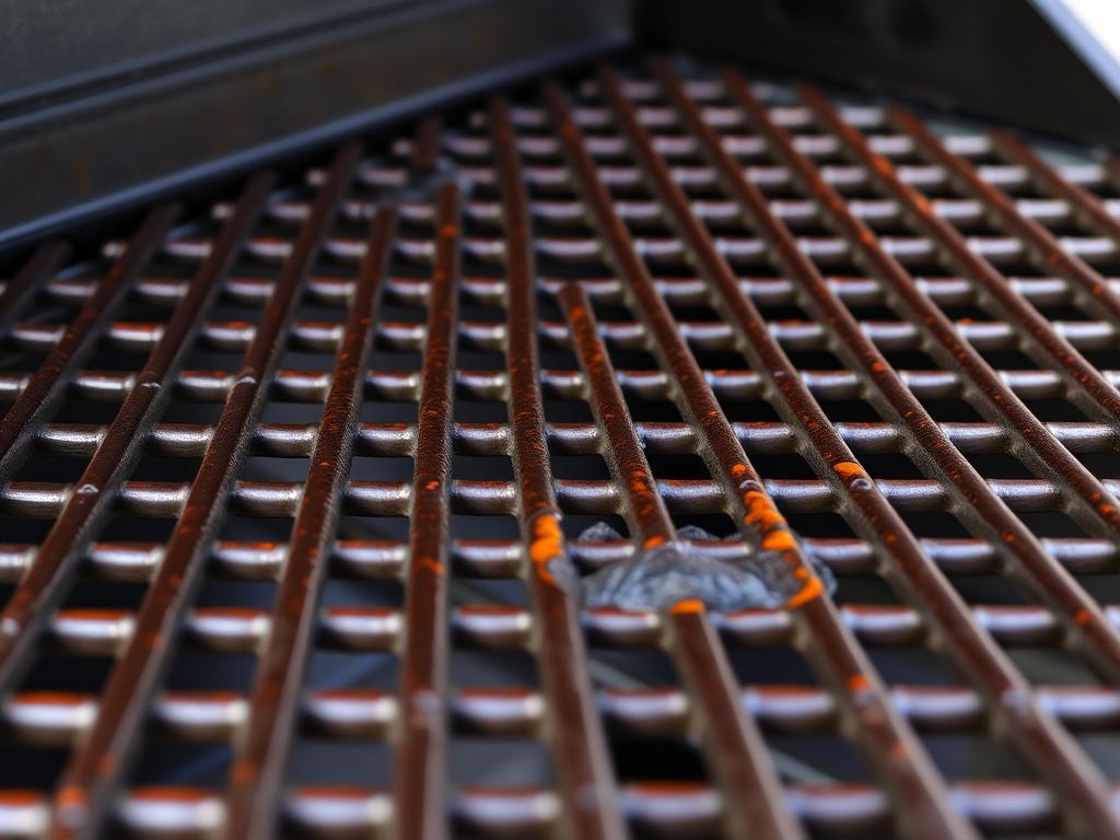 Smoker grates after cleaning